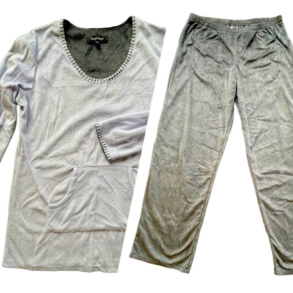 Ellen Tracy Pajama Set - M - Fleece